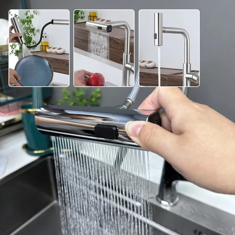 🔥Hot Sale 🔥Waterfall Kitchen Faucet